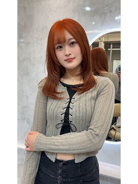 シグマルミエ 福島店(SIGMA LUMIER) ツヤ感のあるオレンジカラー◎