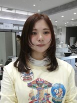 ルクス スマートサロン(Luxs SmartSalon)&nbsp;レイヤー×ピンクブラウンカラー