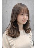 【銀座】上品韓国風外ハネミディアム