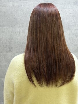 コワフュールトーリ フジグラン店(COIFFURE TORI) 透明感ブラウンの美髪ストレート