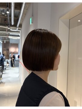 クリアーオブヘアー 本山店(CLEAR of hair) 丸みショートボブ × ナチュラル質感