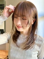 シンス 銀座(since) ミディアムレイヤー/顔周りレイヤー/小顔ヘア/似合わせカット