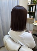大人可愛いスタイル☆タッセルボブ/髪質改善