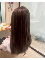 ファムバイアヴァンス(Femme by AVANCE.) うる艶シルクストレートミルクブラウン