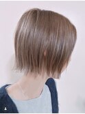 スライド切りっぱなしボブ♪大人可愛い20代30代40代前下がりボブ