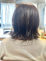 アドパルム(add palm) くせ毛を活かしたパーマ風ボブ