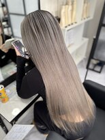 ラムシェール(LamChele)&nbsp;ホワイトグレージュ×バレイヤージュ