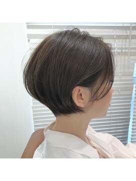 レンク(LENC) Coast.フリンジバング×前髪長め×ショートボブ