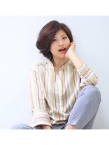 アルターシェリー(aL-ter che'rie) 春仕様の大人ボブは外ハネPlusでキメすぎない【屋代のショート