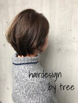 美容室 ツリー(Tree)&nbsp;ノンブローでおさまる大人 ショート『Tree hairsalon 』本厚木