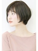 丸みがある大人女性のためのショートボブ