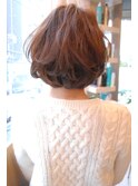 ３０代４０代５０代　大人可愛いひし形ボブ　パーマボブ