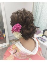 ヘアアンドケア エジェリラボ(hair&care egerie lab)&nbsp;ふんわりシニヨン◎20代30代40代50代