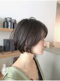 柔らかいショートボブ