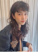 【前髪パーマ】くしゅっと質感バングパーマ
