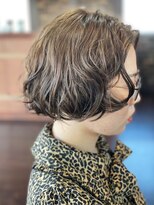 オンザライン(ON THE LINE)&nbsp;『 ゆるめパーマスタイル☆　透明感オリーブカラー 』