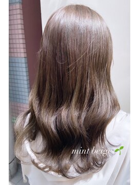 ヒップスデコ(Hip's deco) 【圧倒的透明感】ブリーチなしミントベージュ