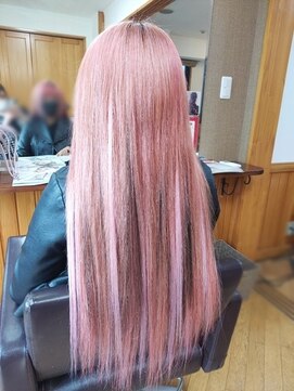 エクステンション クーチャー(Extention Cu'cha) エクステ120g ピンクヘアー♪