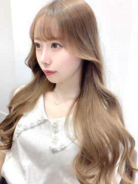 カルナ バイ エルモ(calna by ELMO) 【大人ベージュブラウン×顔まわりレイヤー】