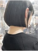 大人ボブ/ストレート/黒髪/似合わせカット/髪質改善[登戸]