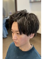 理容 うめむら 直毛×ソフトツイストパーマ