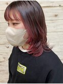 【minim×日比】インナーカラー チェリーピンク