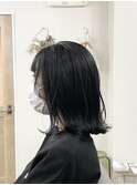 ダークアッシュ×切りっぱなし