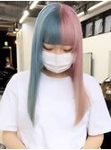 ピンクブロンドパールグレーぎゃうシアーグレージュカシスピンク