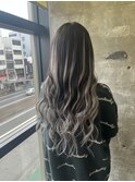 #高知 #美容室 #グラデーション #シルバー #ロング #10代 #20代
