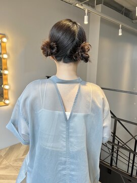 ヌープヘアーアイス(NUUP.hair ici) 大人気!ドレスヘアツインカチモリ韓国ヘア