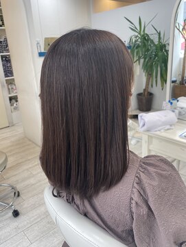 アルターシェリー(aL-ter che'rie) 縮毛矯正でサラサラに/マチルダボブ/ピンクベージュ　新籾