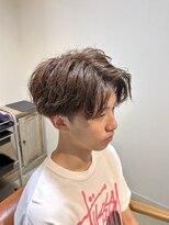 サンバイセライロ 千葉(SAN. by celilo)&nbsp;【メンズカラー】ハイライト/マッシュパーマ/束感/波巻き