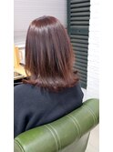 外ハネくびれレイヤー×モーブピンク