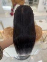 シャルム バイ アローズ 久留米店(CHARM BY AROSE)&nbsp;黒髪暗髪ブルーブラックワンカール美シルエットロング20代30代