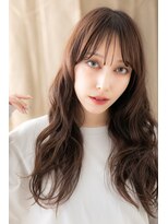 カバーヘア ブリス 上尾西口店(COVER HAIR bliss) レッドブラウン波巻きカールゆるふわロングZ上尾20代30代40代