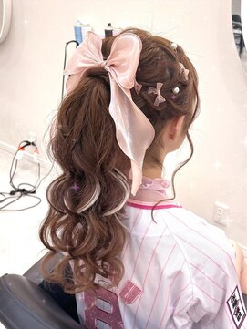 ヘア サロン クラン ソア 心斎橋店(hair salon clan soar) ポニーテール【クランソア】ヘアセット/ヘアメ/心斎橋