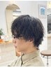 ＊メンズデザインパーマ＊ カット+ツイストorスパイラル+魔法の水マーブ水