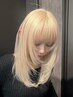【ダブルカラー】カット+ケアブリーチ+ケアカラー