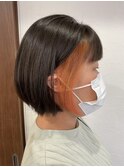 インナーカラー オレンジ