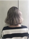 siena ミルクティーグレージュ×ウェーブ