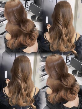 ペレ 栄店(PELE) 黒髪/ボブルフ/ネビージュ/小顔/ワンレン/栄/髪質改善/前髪