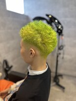 アジト(AJITO) フェードスタイル× ネオンイエロー
