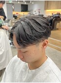 ニュアンスパーマ毛流れパーマフェザーパーマ新潟メンズパーマ