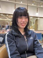 ロンドアベニール 北千住(Lond avenir)&nbsp;イメチェン外ハネボブ美髪ワイドバング顔周りレイヤーカット