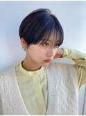 ショート/ベリーショート/ブルージュ/小顔ヘア/似合わせカット