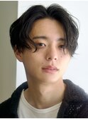 ニュアンスパーマ 毛流れパーマ ミディアムヘア