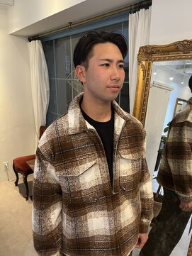 アビント バイ レシッド 武蔵小杉(abinto by rcid) メンズカット/センターパート/七三分け