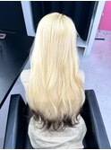 ロングブロンドカラー
