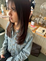 ホワイトストーン WHITE STONE レイヤースタイル×透けバング