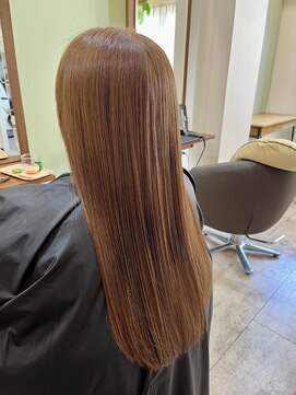 タックバイハレ たまプラーザ(takk by Hale) 【[takk]髪質改善縮毛矯正/チェリーブラウン/ホワイトグレージュ